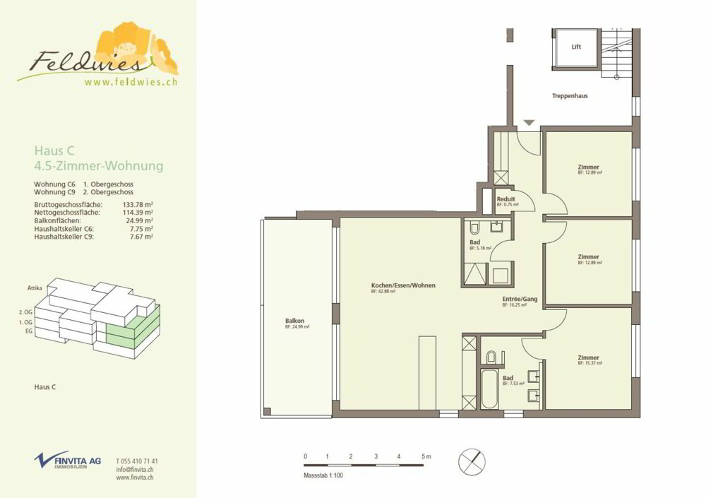 Appartamento di 4.5 locali in affitto a Bütschwil - immagine 1/13