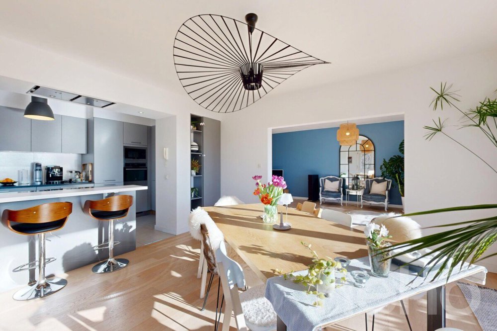 Appartement lumineux 4 chambres avec balcons et vue dégagée
