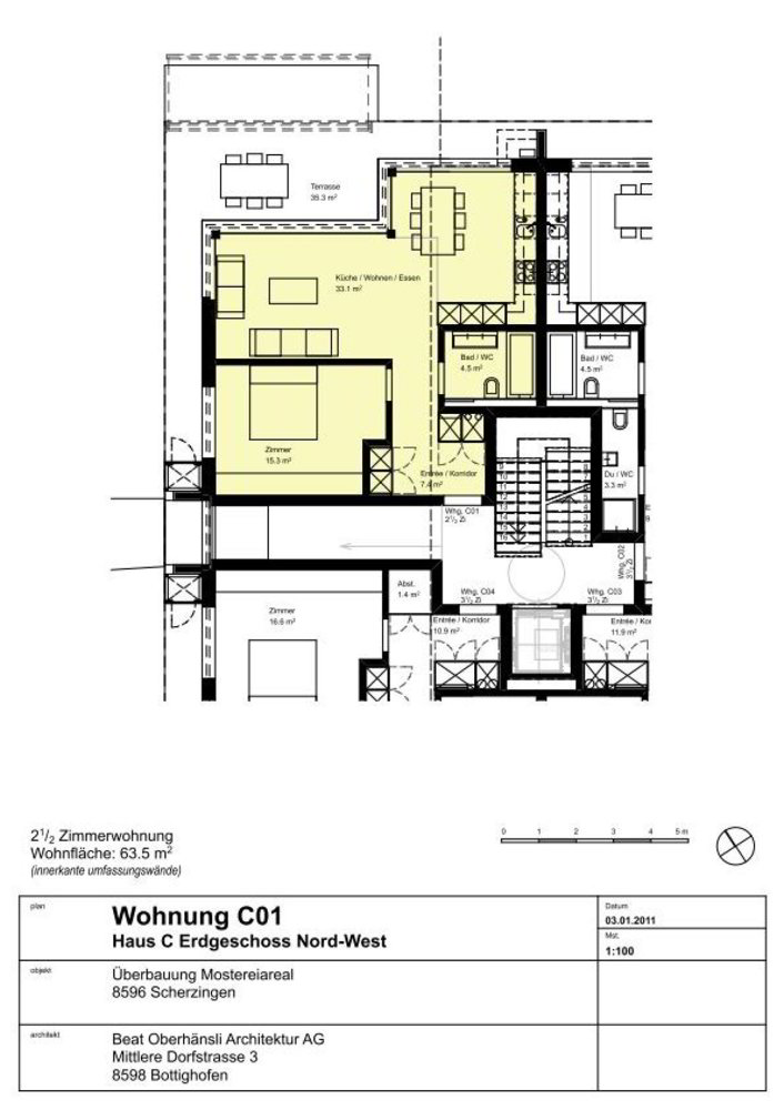2.5 Zimmer Wohnung zu vermieten in Scherzingen - Bild 1/8