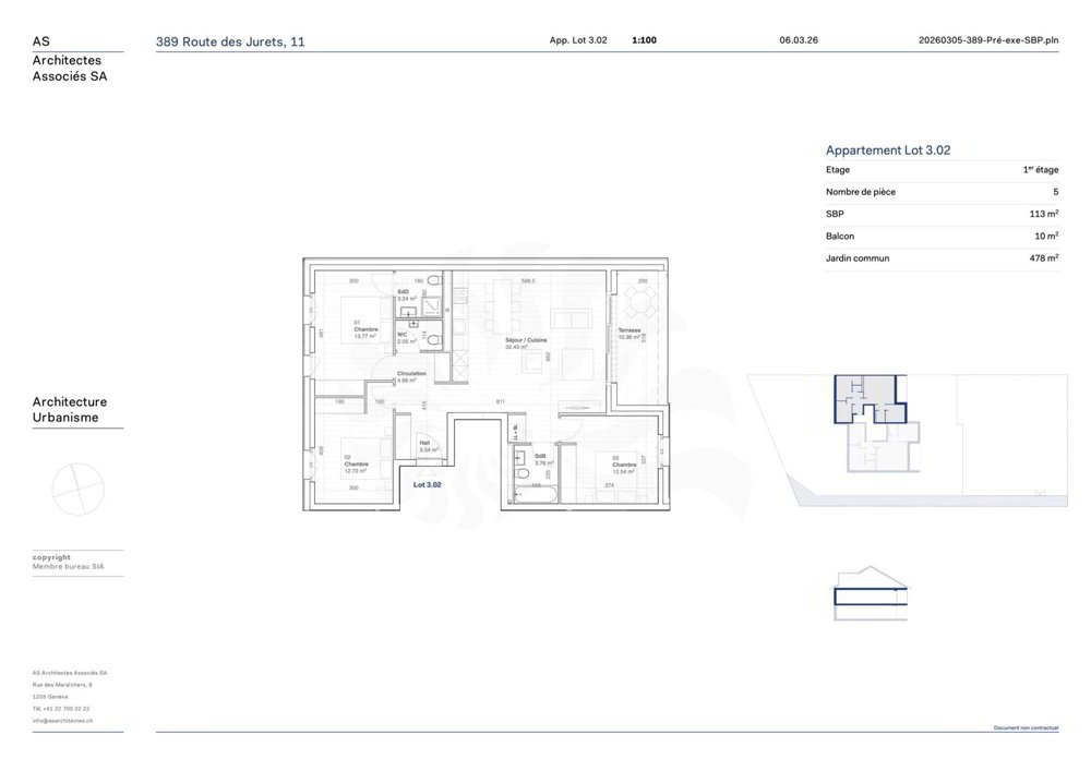 5 Zimmer Wohnung zum verkaufen in Choulex - Bild 1/13