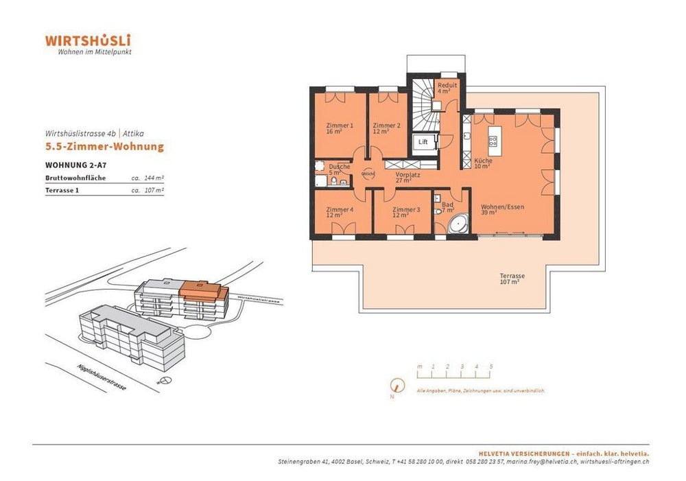 Appartement 5 pièces à louer à Oftringen - image 1/12