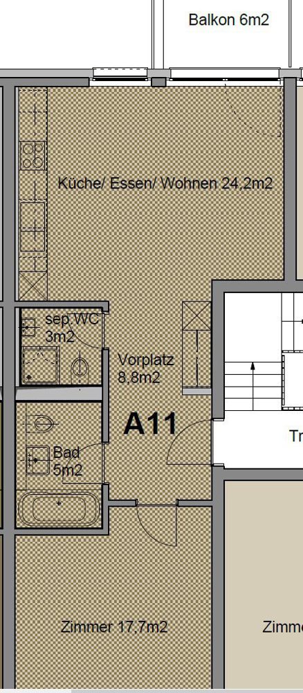 Appartamento di 2.5 locali in affitto a Breitenbach - immagine 1/10
