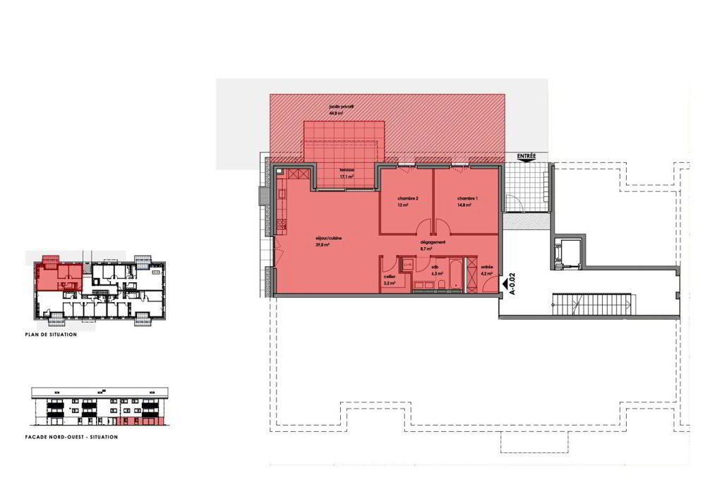 3.5 Zimmer Wohnung zu vermieten in Siviriez - Bild 1/4