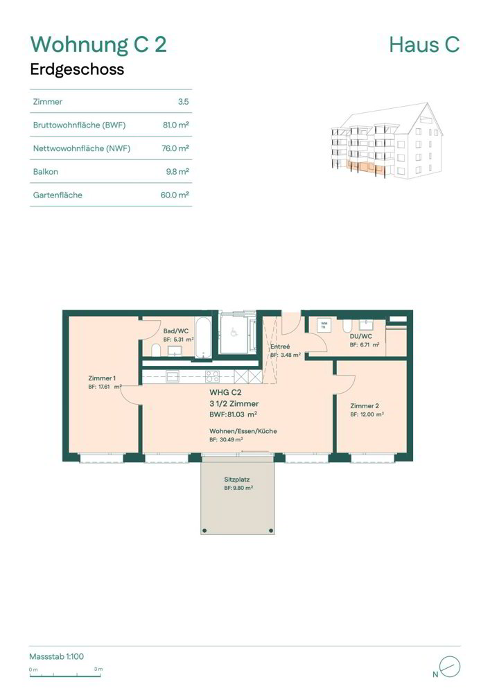 Appartement 3.5 pièces à acheter à Kollbrunn - image 1/6