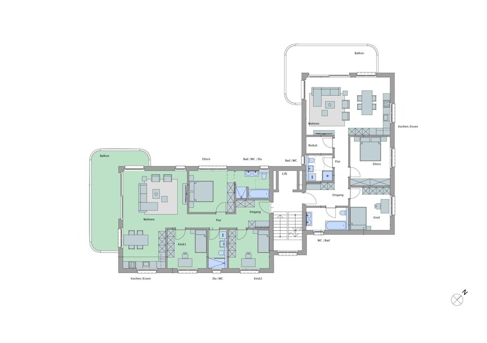 4 Zimmer Wohnung zum verkaufen in Susten - Bild 1/4