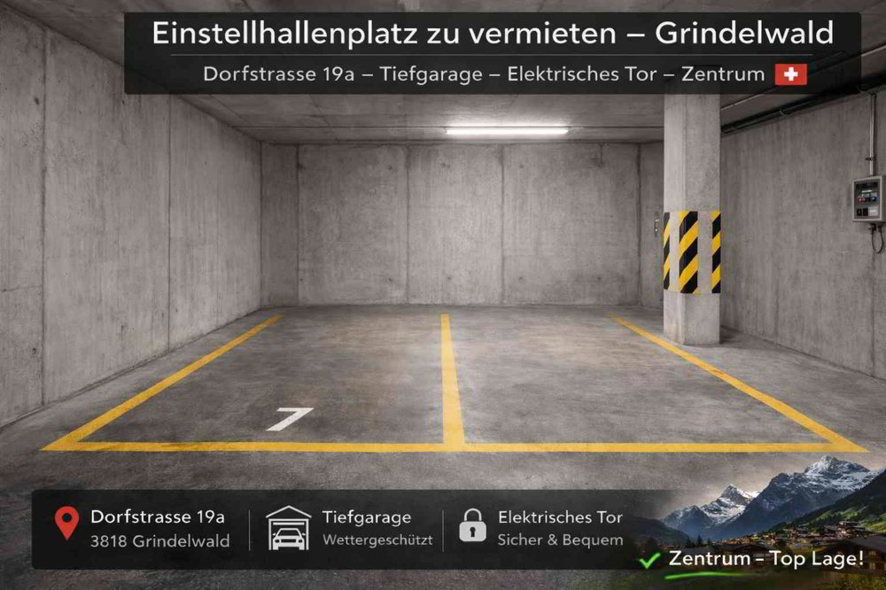 Parking, garage null pièces à louer à Grindelwald - image 1/1