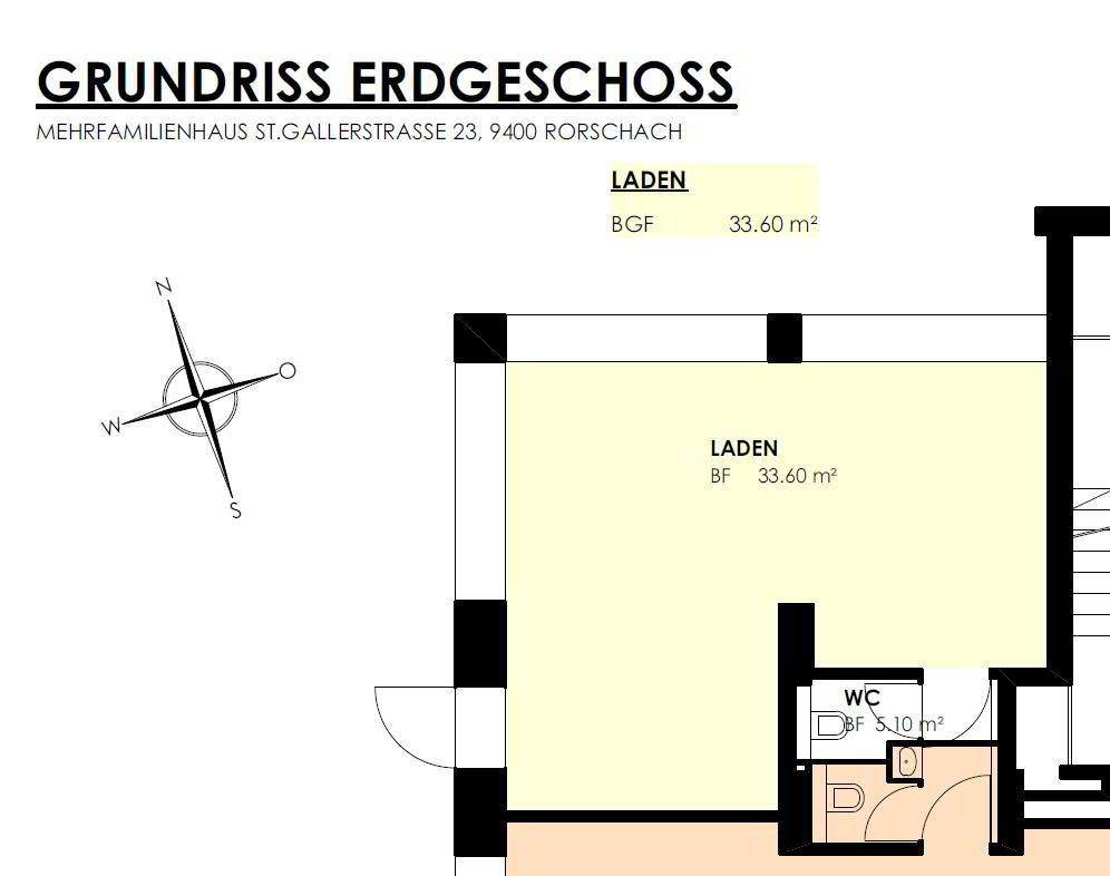 Ufficio & Commercio di 1 locali in affitto a Rorschach - immagine 1/8