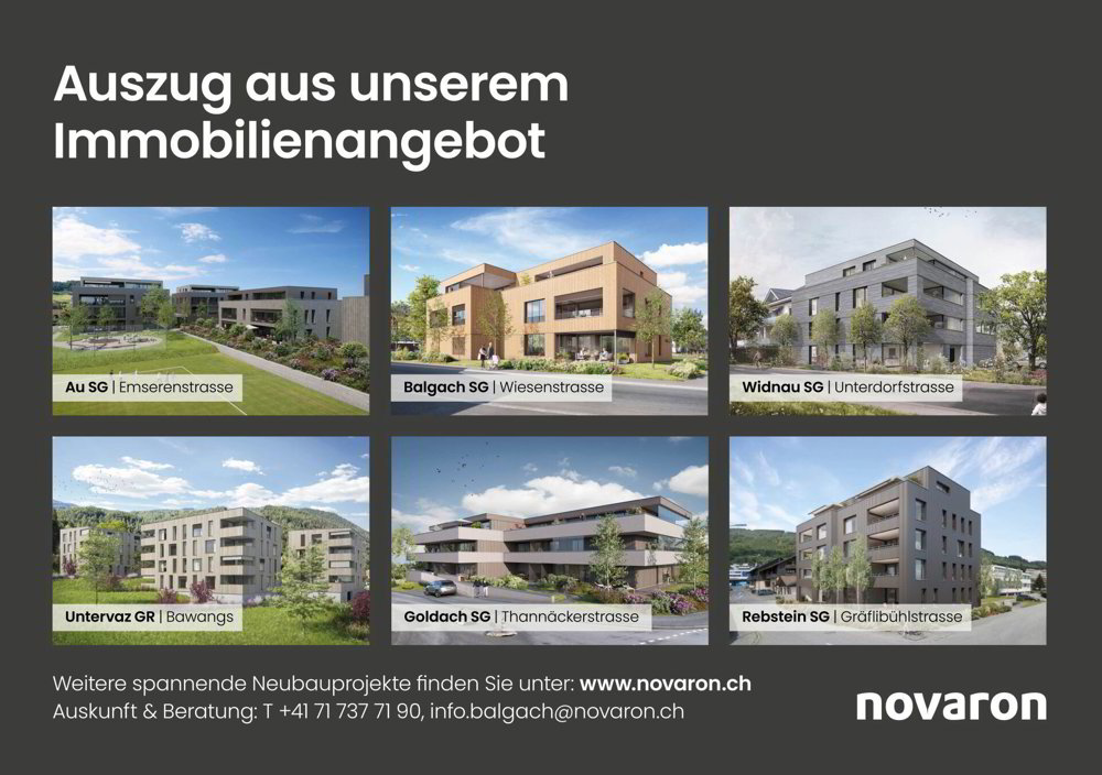 4.5 Zimmer Wohnung zum verkaufen in Au SG - Bild 1/13