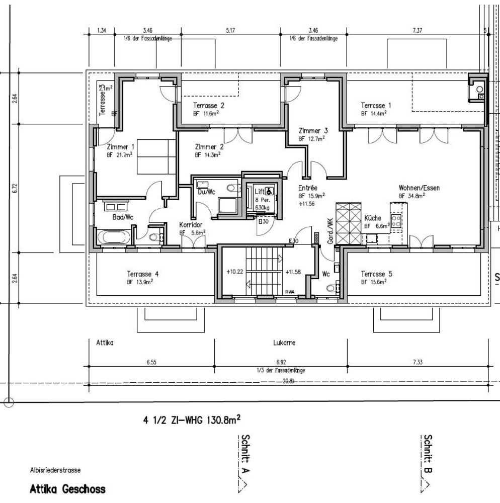 Appartement 4.5 pièces à louer à Zürich - image 1/12