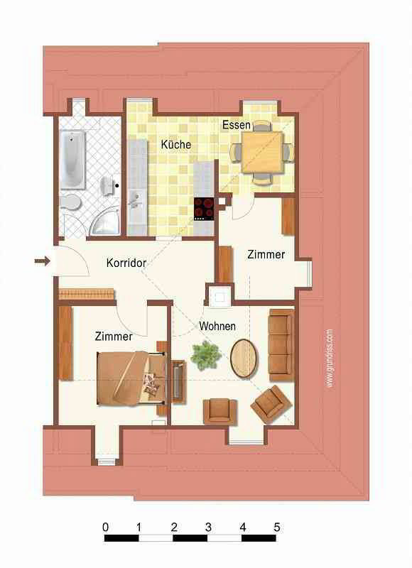 Appartement 3.5 pièces à louer à Saint-Gall - image 1/6