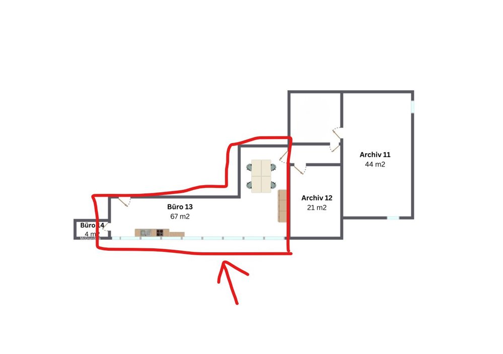 1 rooms Office & Commercial for rent in Cham - image 1/6