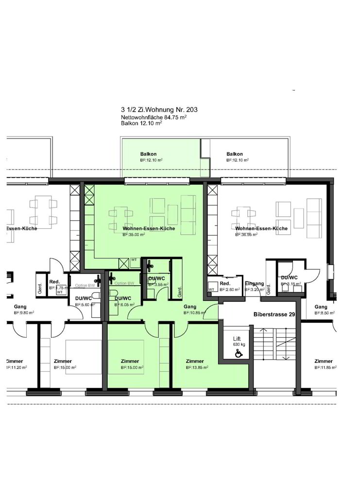 Appartement 3.5 pièces à acheter à Thayngen - image 1/14