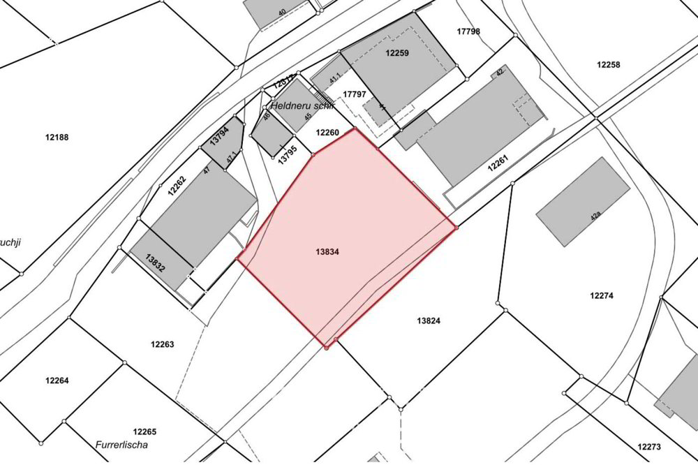 Ihr grüner Bauplatz in Mund - vollerschlossene W2-Parzelle mit freiem Bergblick - Ansicht 2
