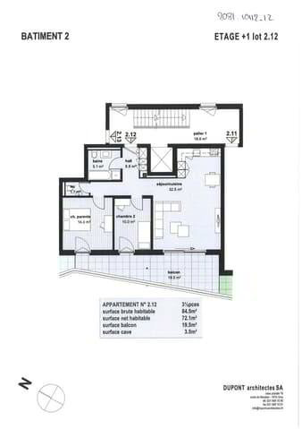 Appartement 3.5 pièces à louer à Ursy - image 1/10