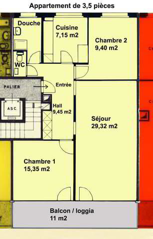 3.5 rooms Apartment to buy in Morges - image 1/13