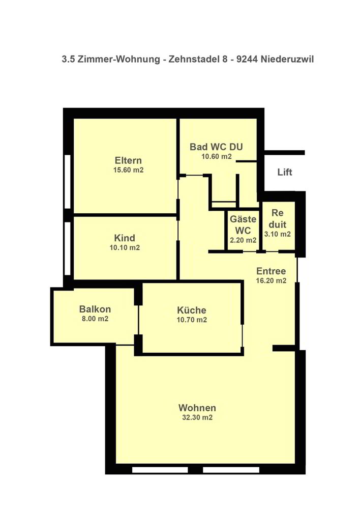 Appartement 3 pièces à acheter à Niederuzwil - image 1/13