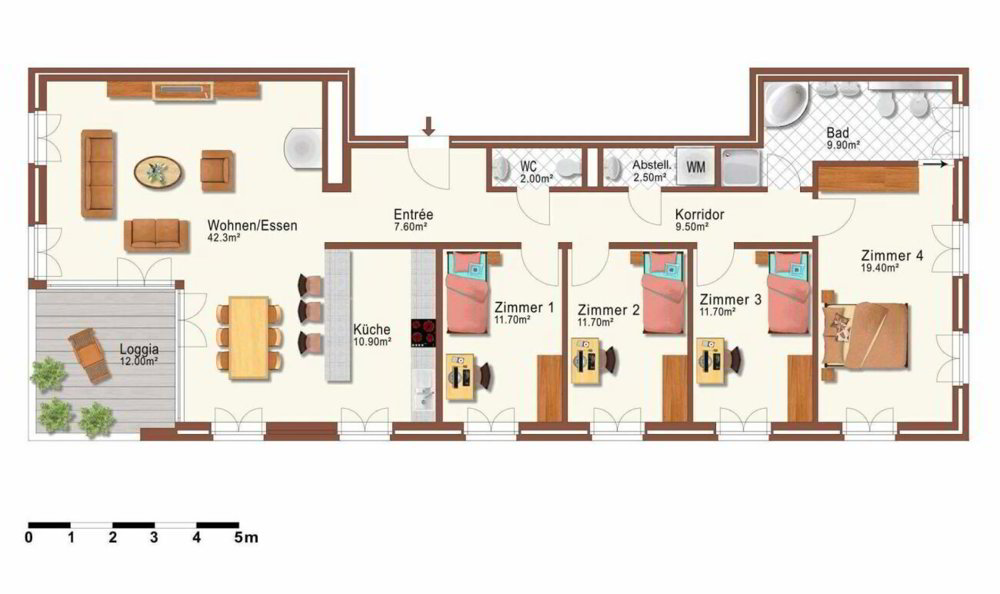 Appartement 5.5 pièces à acheter à Saint-Gall - image 1/15
