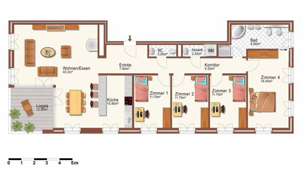 Appartement 5.5 pièces à acheter à Saint-Gall - image 1/15