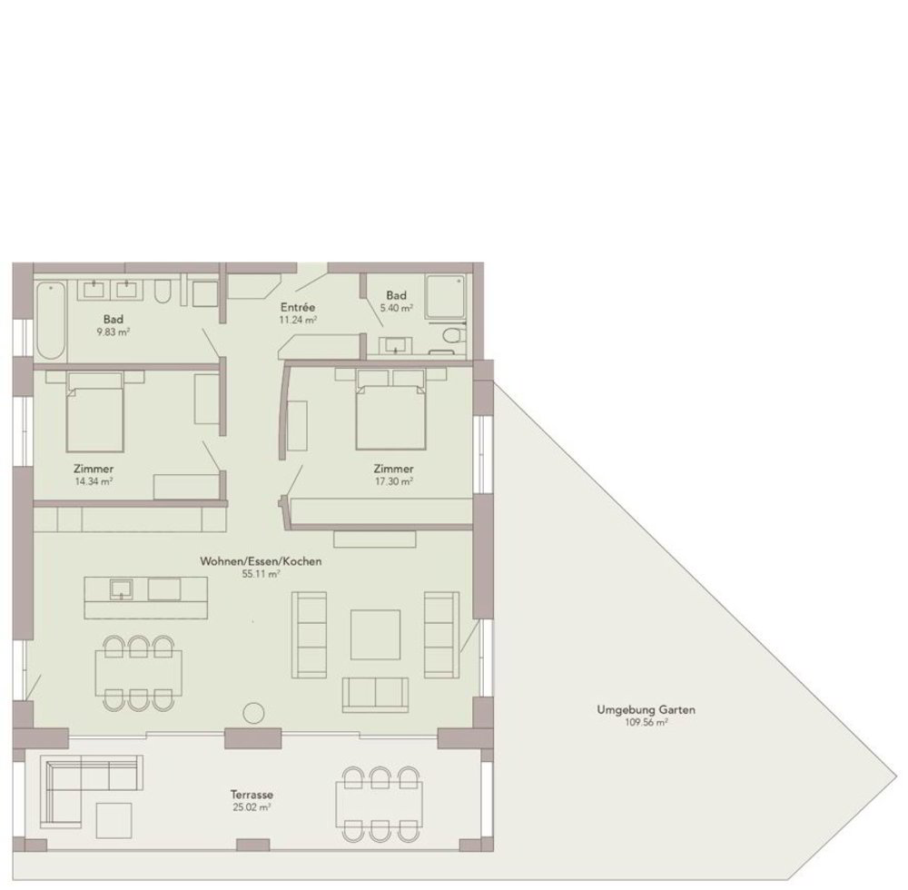 3.5 Zimmer Wohnung zum verkaufen in Klosters - Bild 1/6