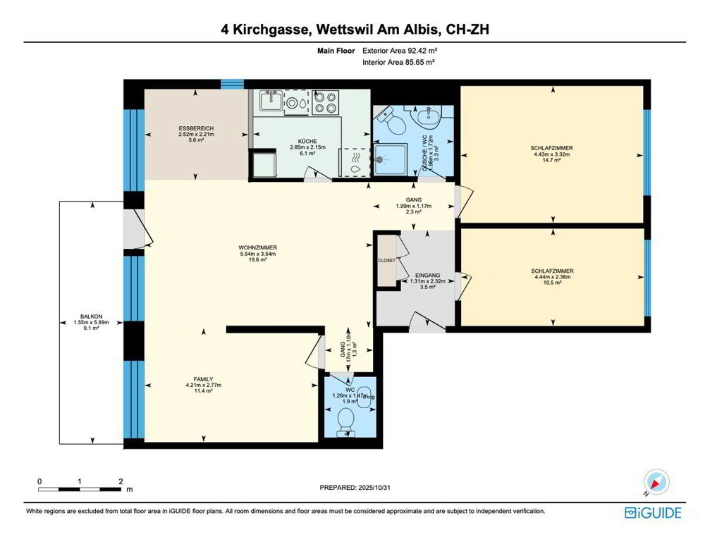 4 Zimmer Wohnung zum verkaufen in Wettswil - Bild 1/11