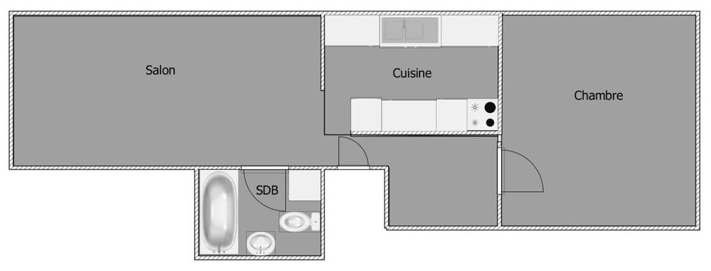 2.5 rooms Apartment to buy in Couvet - image 1/13