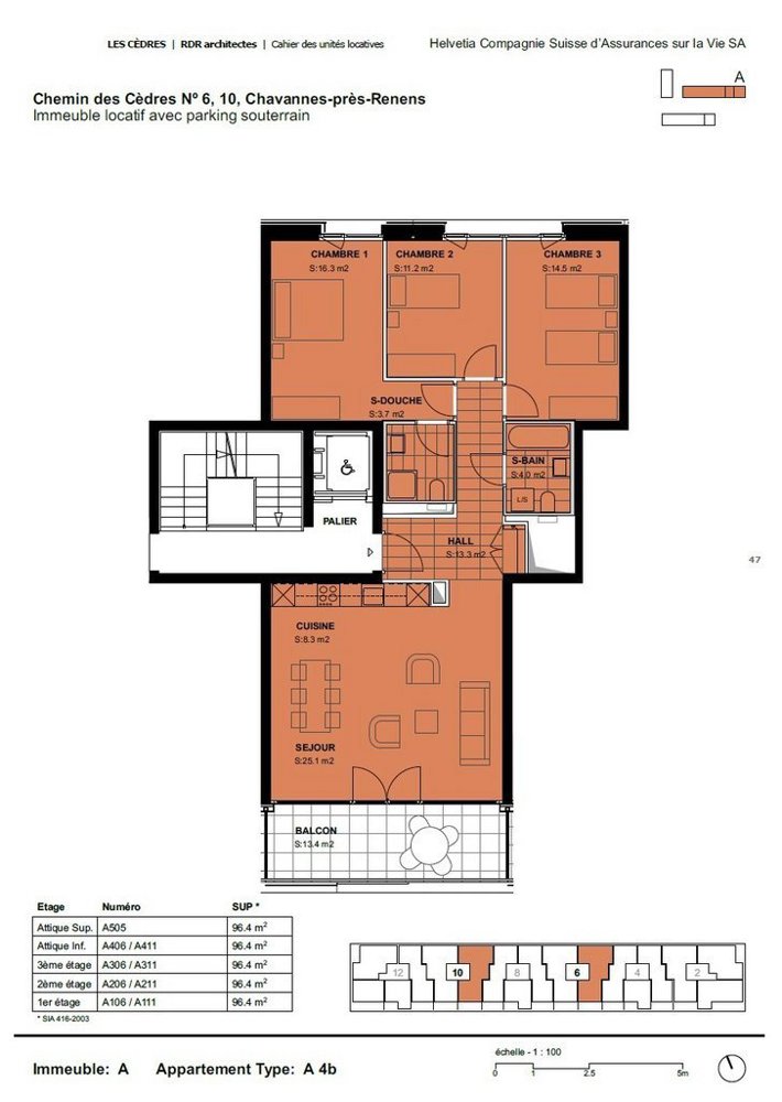 Appartement 4 pièces à louer à Chavannes-près-Renens - image 1/10