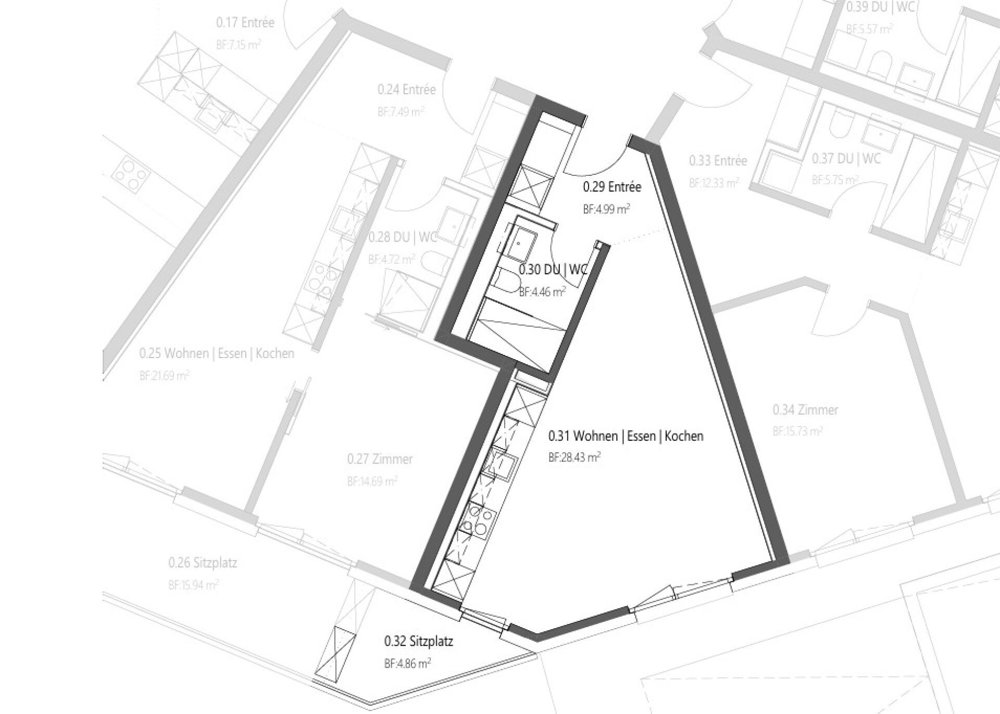 Appartamento di 1.5 locali in affitto a Zurigo - immagine 1/5