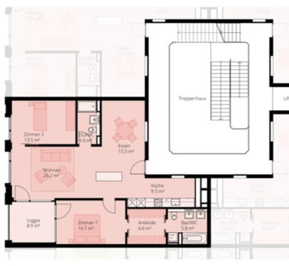 3 rooms Apartment for rent in Winterthour - image 1/10