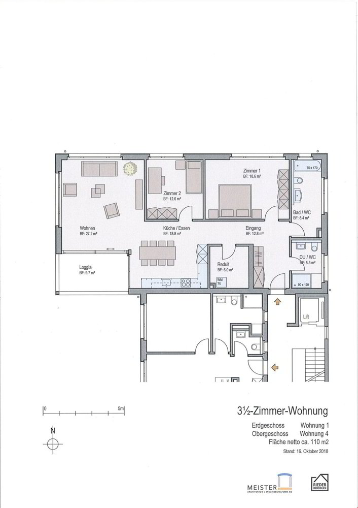 Appartamento di 3.5 locali in affitto a Niederönz - immagine 1/9