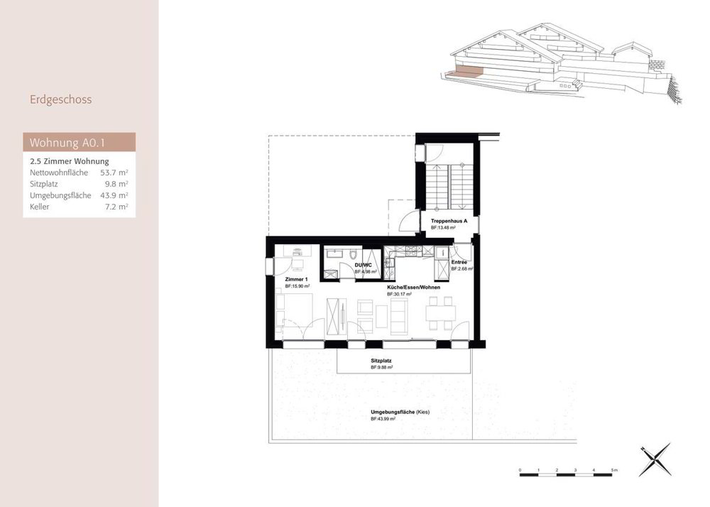 2 rooms Apartment to buy in Goldau - image 1/3