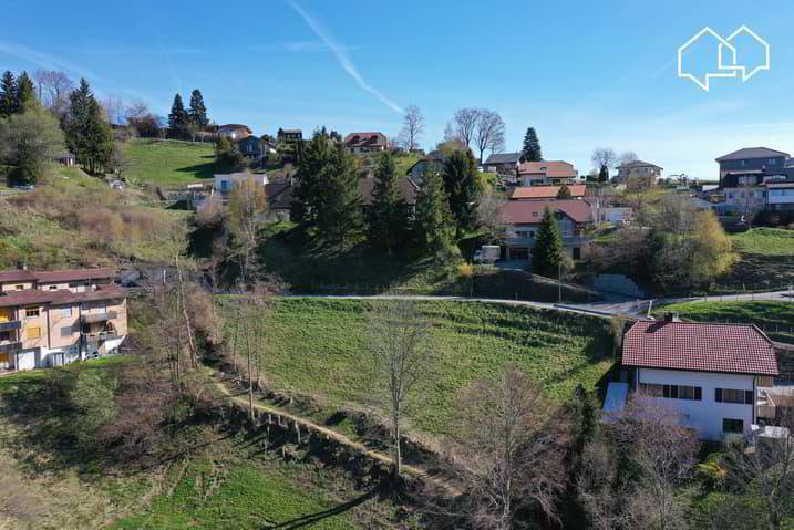 Terrain à bâtir avec permis en force pour 4 villas contiguës