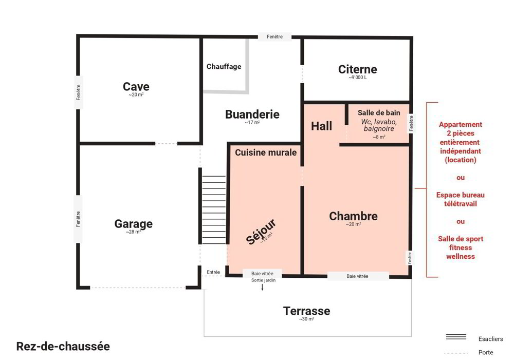 5.5 Zimmer Haus zum verkaufen in Fenin - Bild 1/13