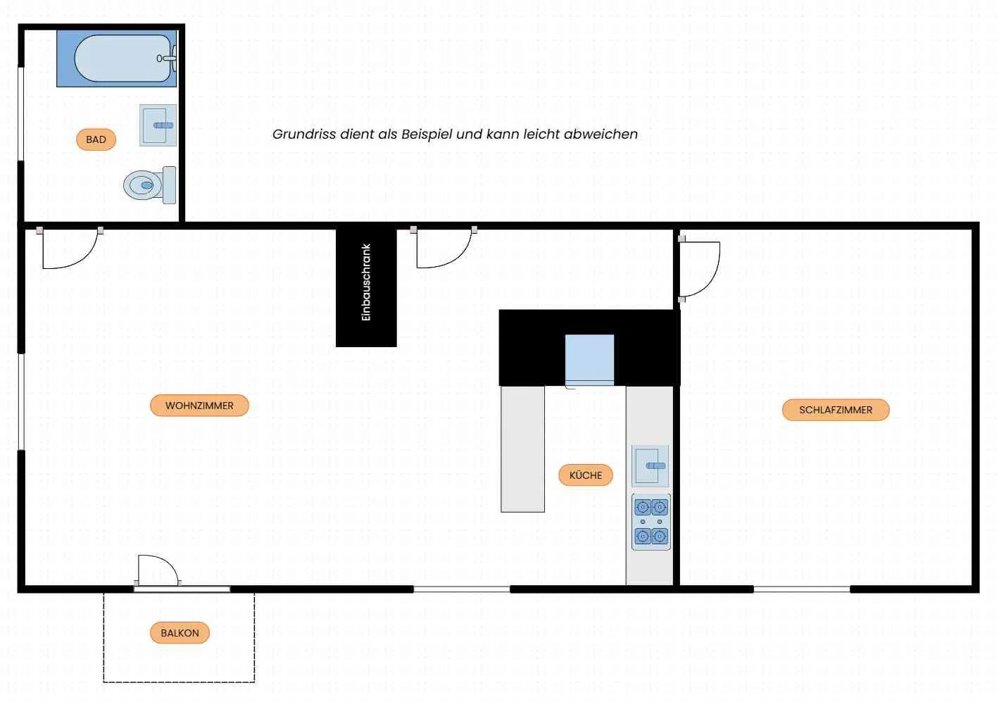 2.5 rooms Apartment for rent in Zürich - image 1/8