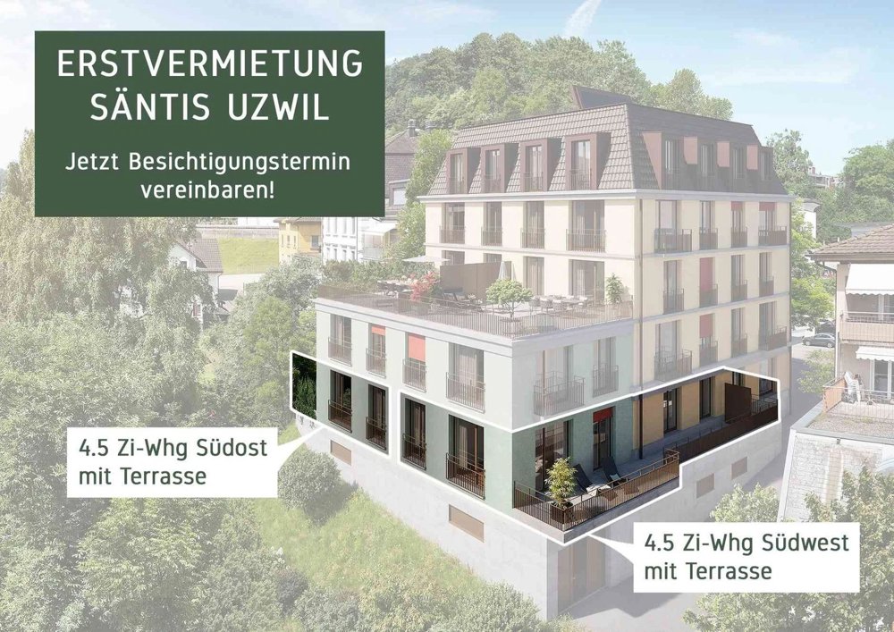 Appartement 4.5 pièces à louer à Uzwil - image 1/11