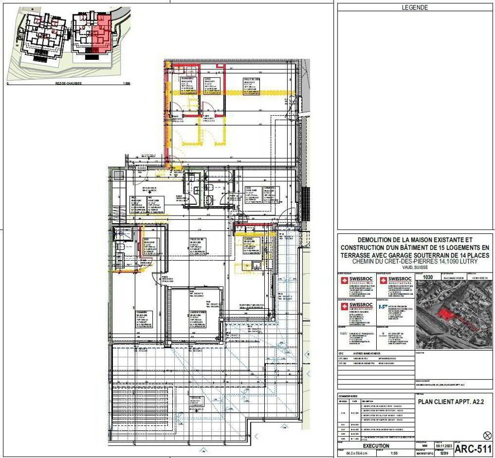 Appartement 3 pièces à louer à La Croix (Lutry) - image 1/13