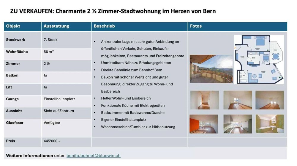 Appartamento di 2.5 locali in vendita a Bern - immagine 1/11