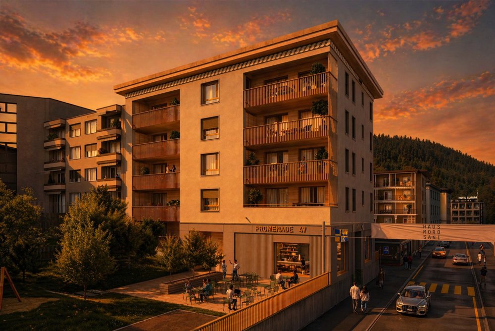 3.5 Zimmer Wohnung zum verkaufen in Davos Platz - Bild 1/9
