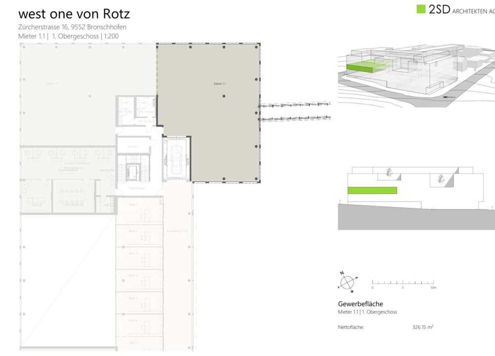 null rooms Office & Commercial for rent in Bronschhofen - image 1/1