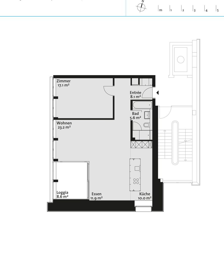 2 rooms Apartment for rent in Winterthur - image 1/7