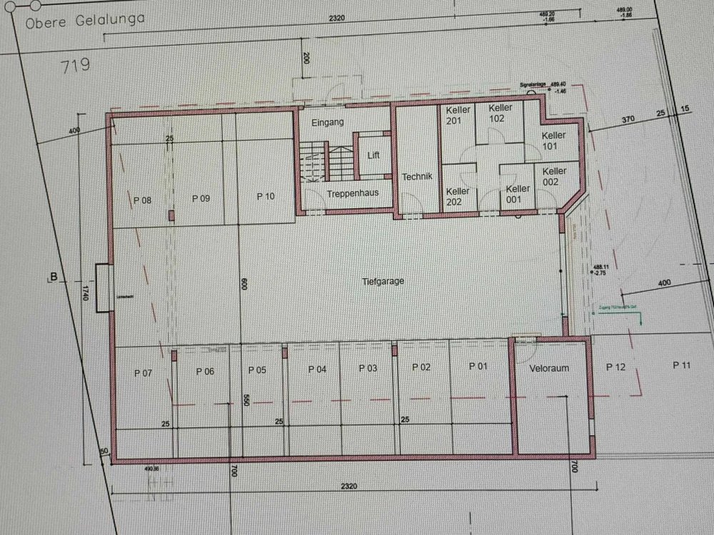 null rooms Car park, garage for rent in Azmoos - image 1/1