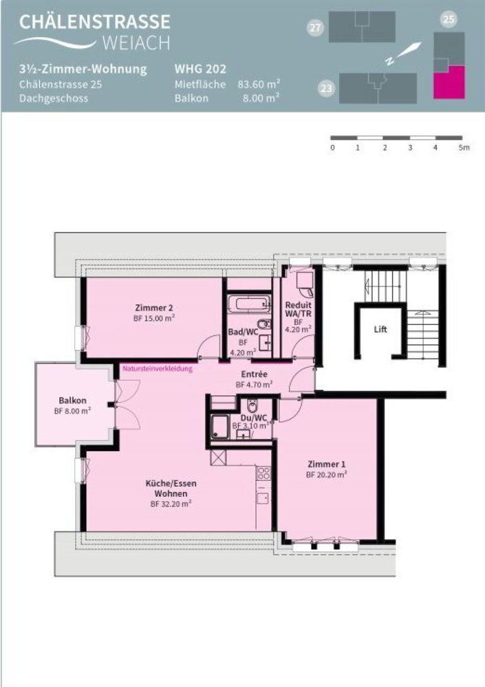 3.5 rooms Apartment for rent in Weiach - image 1/9