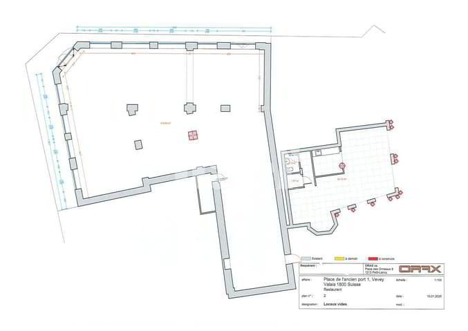 Bureau & Commerce 3 pièces à louer à Vevey - image 1/4