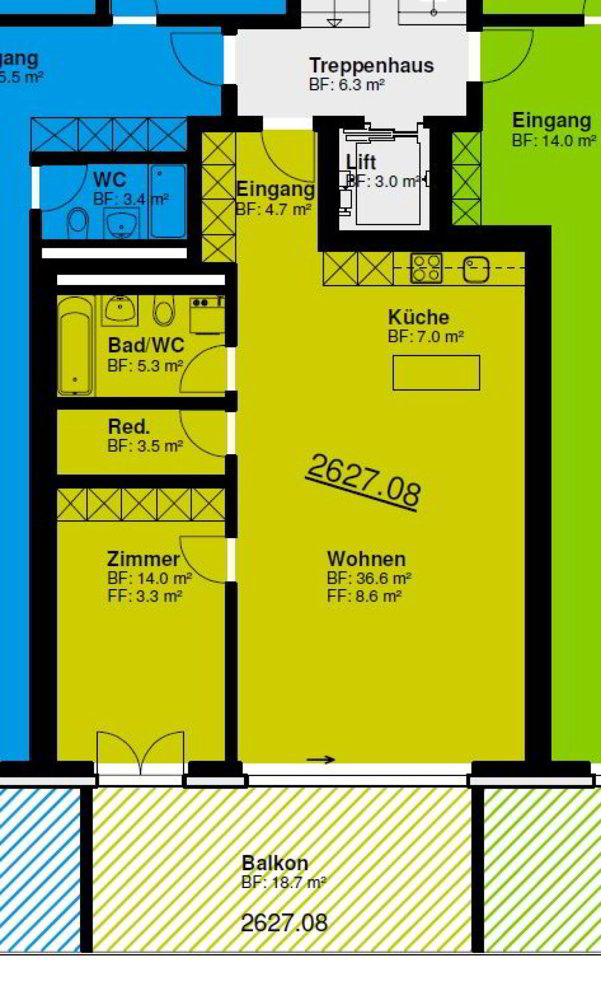 2.5 Zimmer Wohnung zu vermieten in Rupperswil - Bild 1/6