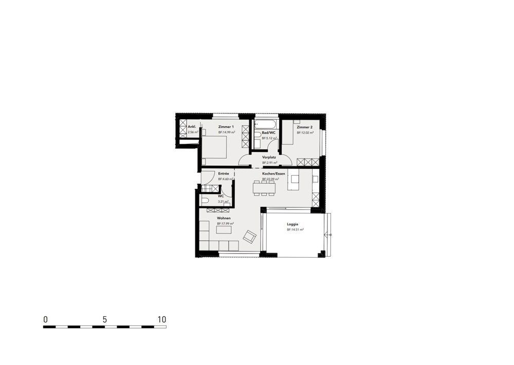 3.5 Zimmer Wohnung zum verkaufen in Wängi - Bild 1/15
