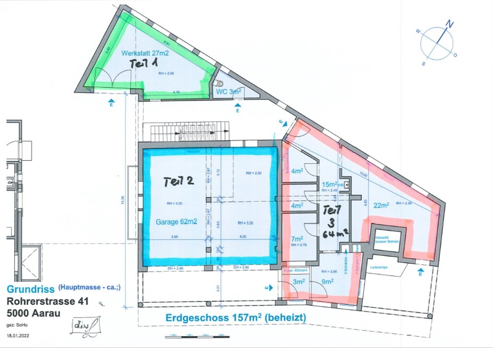 Ufficio & Commercio di null locali in affitto a Aarau - immagine 1/2
