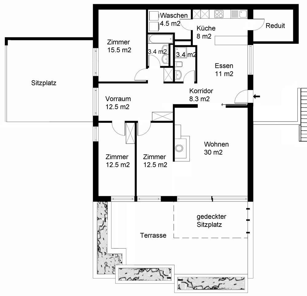 Appartement 4.5 pièces à acheter à Hinwil - image 1/9