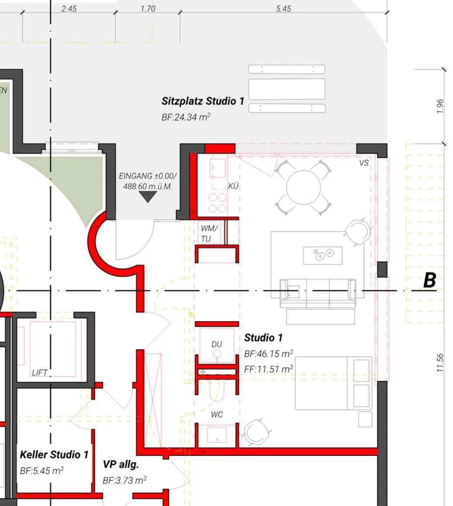 1.5 rooms Apartment for rent in Wollerau - image 1/5