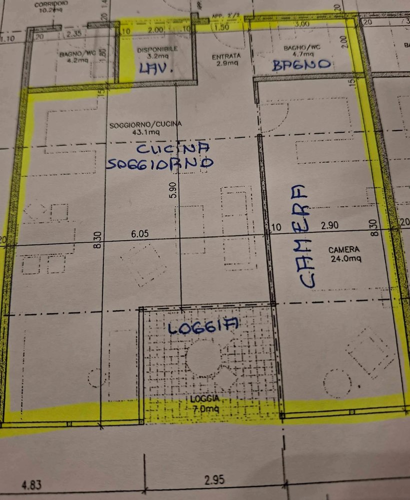 Appartamento di 2.5 locali in affitto a Bellinzona - immagine 1/5