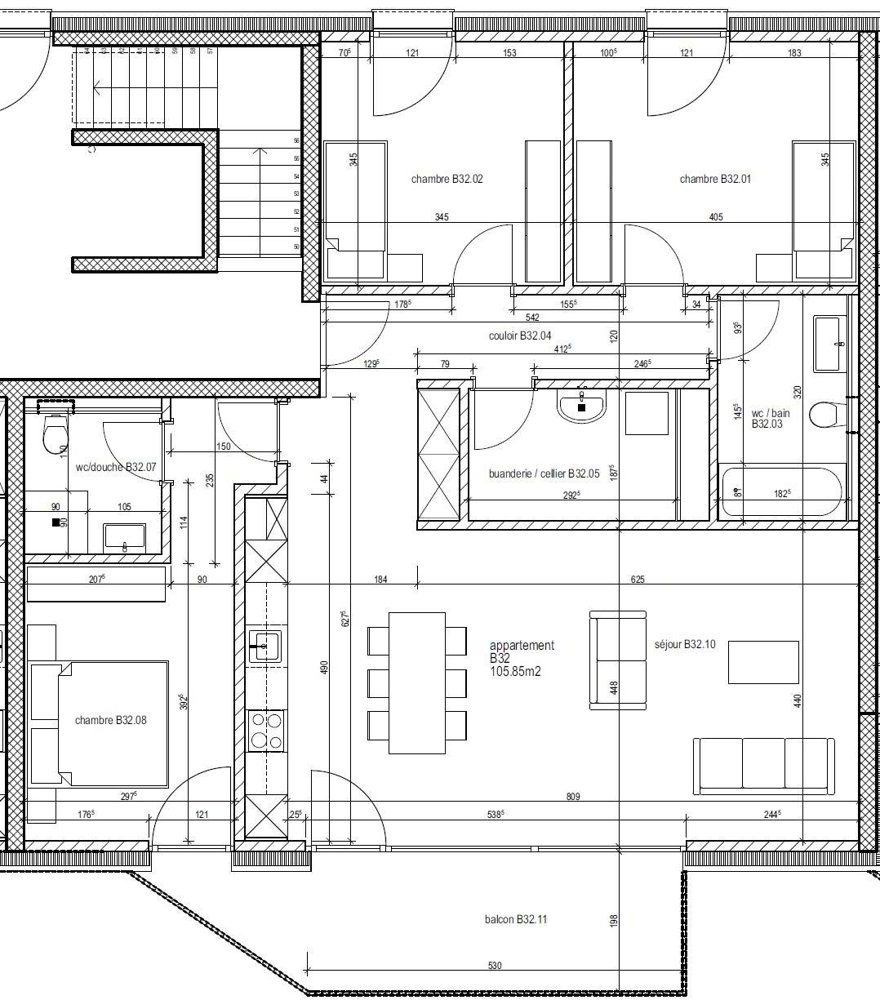 4 rooms Apartment for rent in Reconvilier - image 1/12
