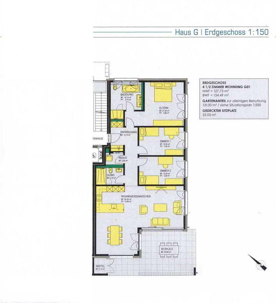 4.5 Zimmer Wohnung zum verkaufen in Bischofszell - Bild 1/11